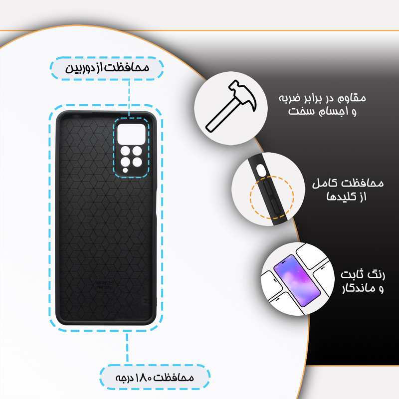 کاور گارد قاب مدل فانتزی مناسب برای گوشی موبایل شیائومی Redmi Note 11 Pro 4G