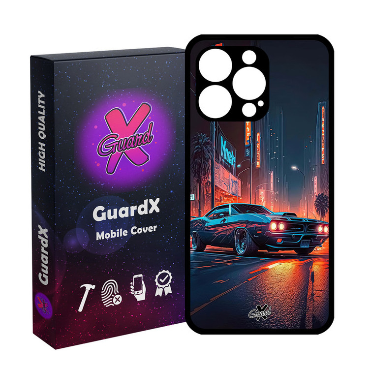 کاور گارد ایکس طرح ماشین مدل Glass10609 مناسب برای گوشی موبایل اپل iPhone 13 Pro