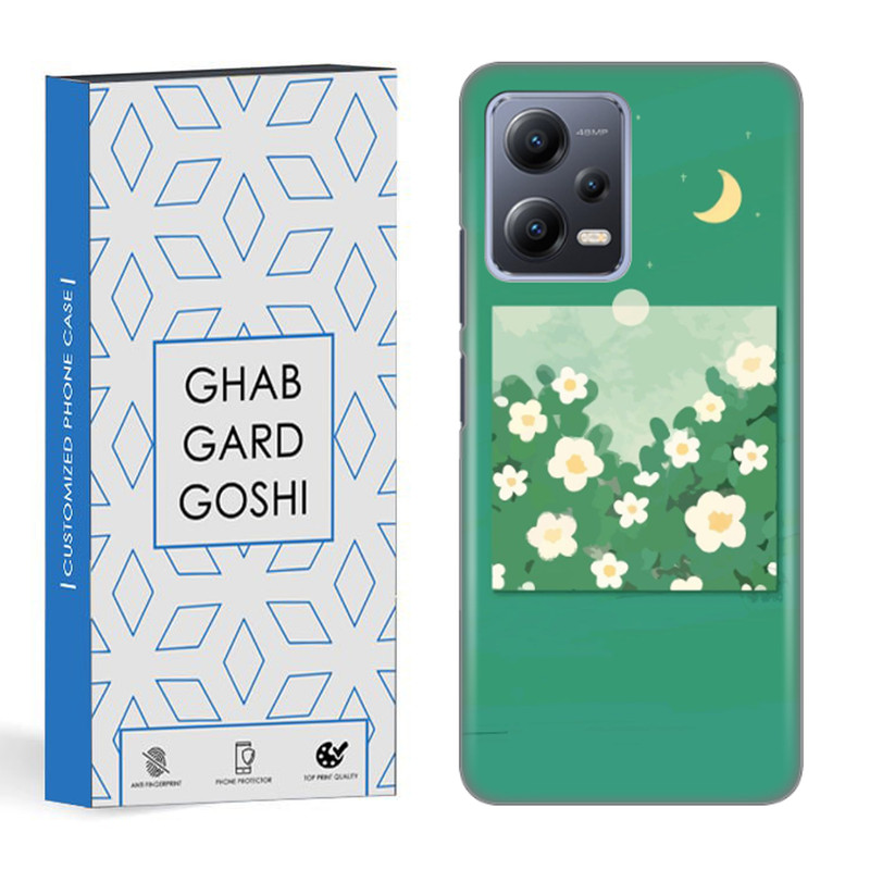 کاور قاب گارد گوشی طرح گل کد DIMO-028 مناسب برای گوشی موبایل شیائومی redmi note 12 5g / poco x5 5g