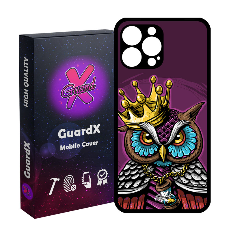 کاور گارد ایکس طرح Owl مدل Glass10081 مناسب برای گوشی موبایل اپل iPhone 14 Pro Max