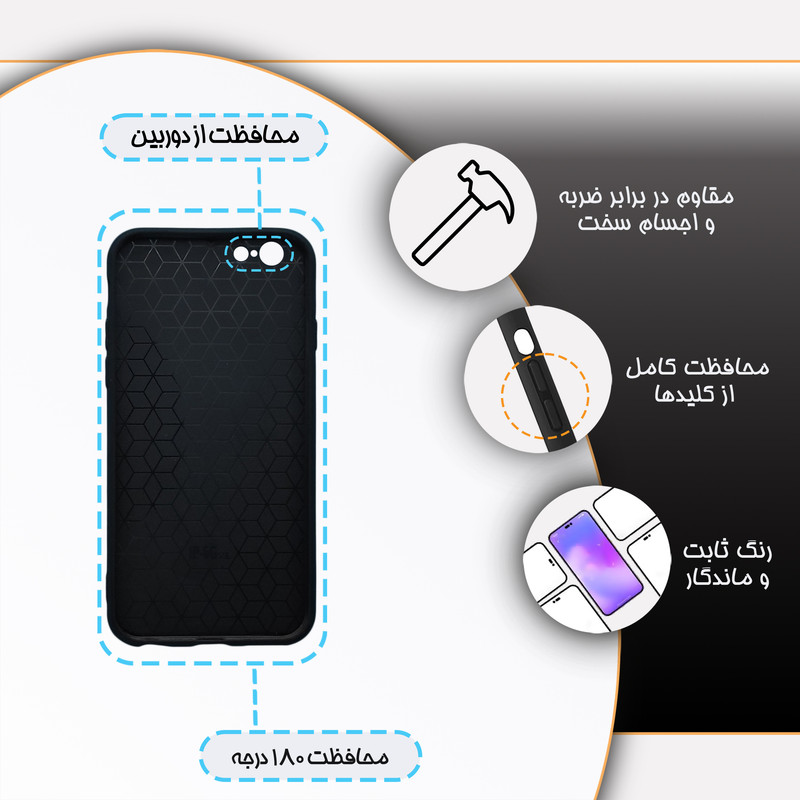 کاور گارد قاب کیس مدل دخترانه T مناسب برای گوشی موبایل اپل iPhone 7 Plus \ 8 Plus