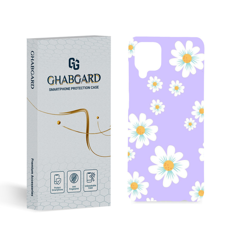 کاور قاب گارد مدل گل مناسب برای گوشی موبایل سامسونگ Galaxy M12