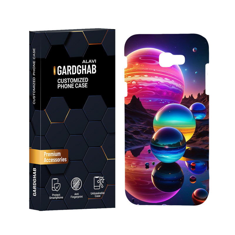 کاور گارد قاب علوی مدل هنری مناسب برای گوشی موبایل سامسونگ Galaxy A720 / A7 2017