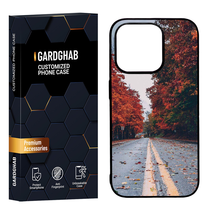 کاور گارد قاب مدل پشت گلس طبیعت مناسب برای گوشی موبایل اپل iPhone 15 Pro