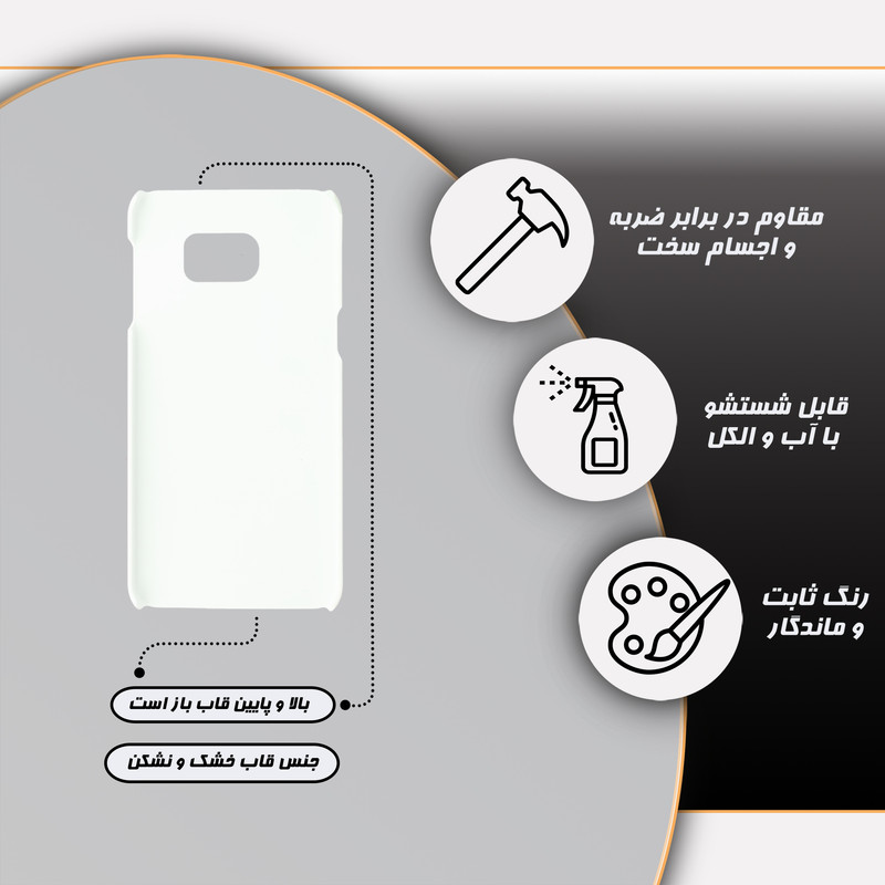 کاور گارد قاب مدل ساده مناسب برای گوشی موبایل سامسونگ galaxy s6 edge plus