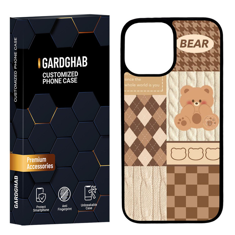 کاور گارد قاب مدل پشت گلس فانتزی مناسب برای گوشی موبایل اپل iPhone 12 Pro Max