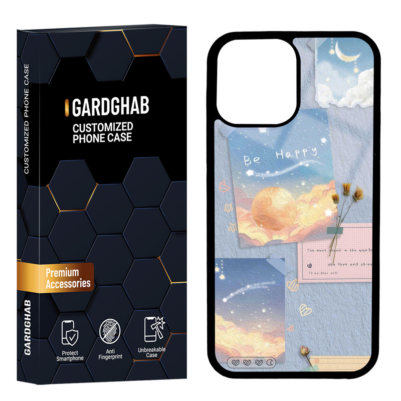 کاور گارد قاب مدل پشت گلس فانتزی مناسب برای گوشی موبایل اپل iPhone 13 Pro Max