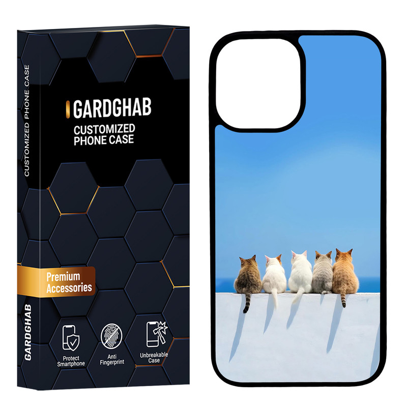 کاور گارد قاب مدل پشت گلس هنری مناسب برای گوشی موبایل اپل iPhone 12 Pro Max