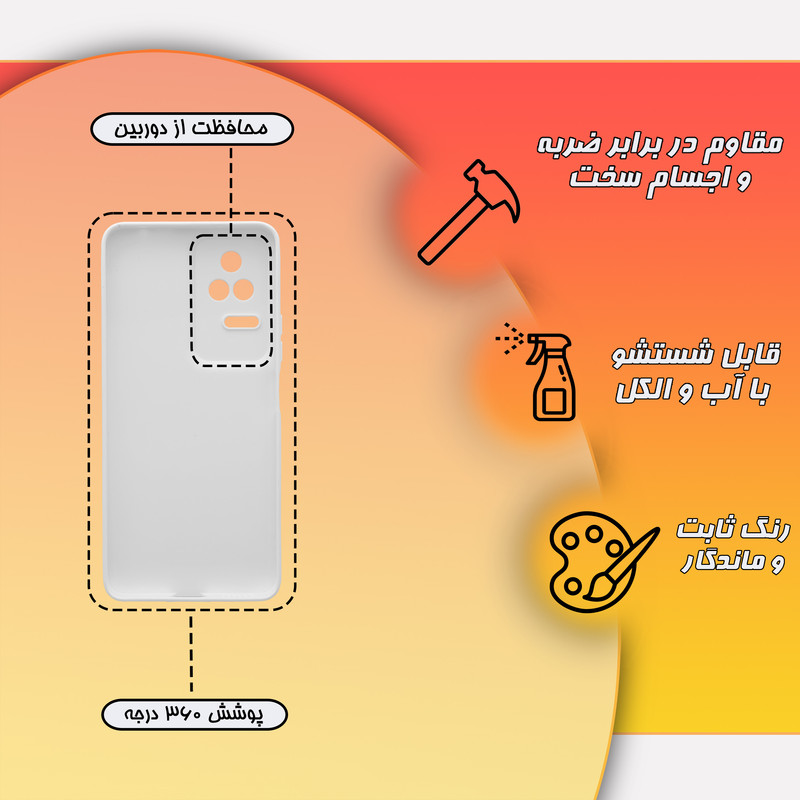کاور گارد قاب علوی مدل SML مناسب برای گوشی موبایل شیائومی Poco F4