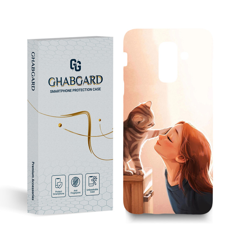 کاور قاب گارد مدل دخترانه مناسب برای گوشی موبایل سامسونگ galaxy a6 plus