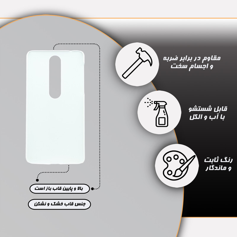 کاور قاب گارد مدل فانتزی مناسب برای گوشی موبایل نوکیا 6.1