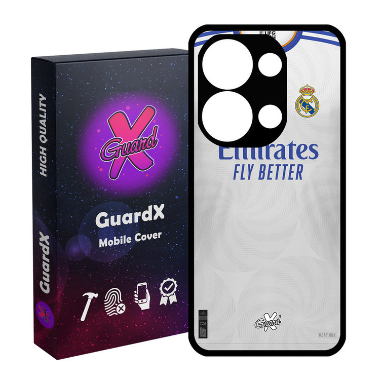 کاور گارد ایکس طرح رئال مادرید مناسب برای گوشی موبایل شیائومی Redmi Note 13 Pro 4G / Poco M6 Pro 4G