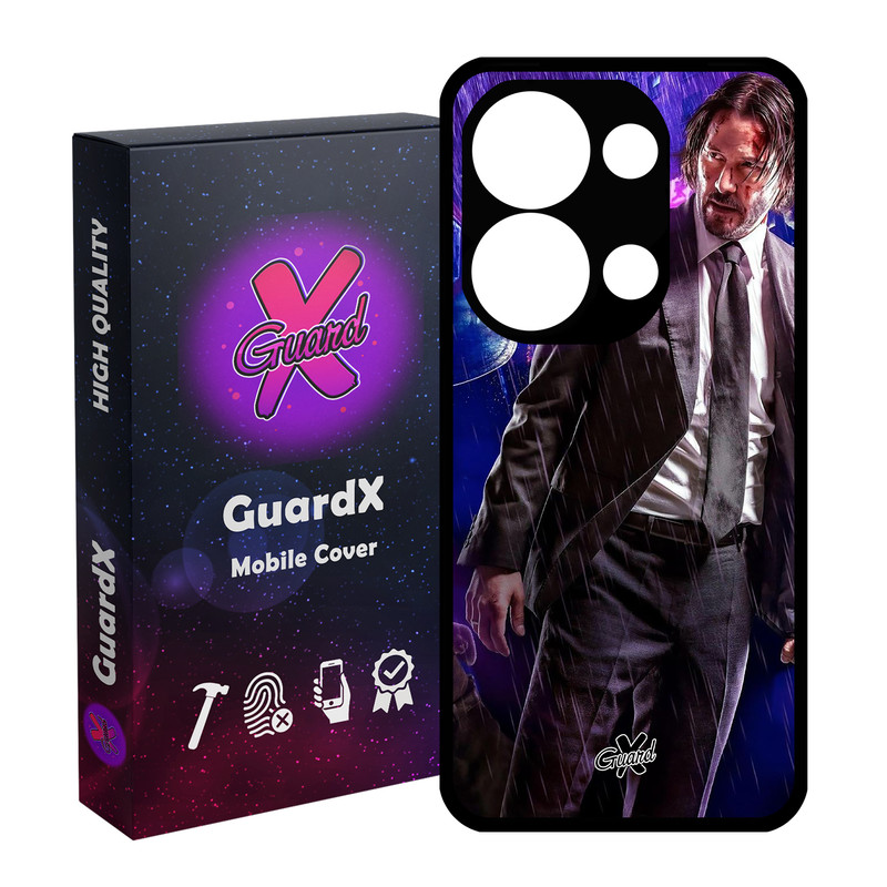کاور گارد ایکس طرح John Wick مناسب برای گوشی موبایل شیائومی Redmi Note 13 Pro 4G / Poco M6 Pro 4G
