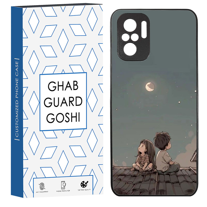 کاور قاب گارد گوشی طرح پسر و دختر کد TPU-183 مناسب برای گوشی موبایل شیائومی Redmi Note 10 4g / Redmi Note 10s / Poco m5s