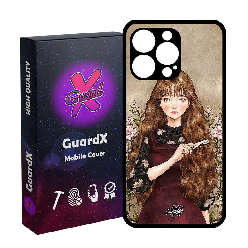 کاور گارد ایکس طرح دختر مدل Glass10246 مناسب برای گوشی موبایل اپل iPhone 13 Pro
