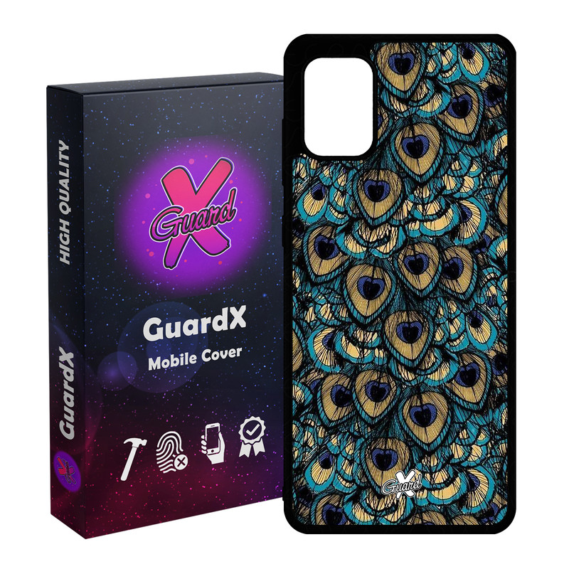کاور گارد ایکس طرح Peacock مدل Glass10092 مناسب برای گوشی موبایل سامسونگ Galaxy A51