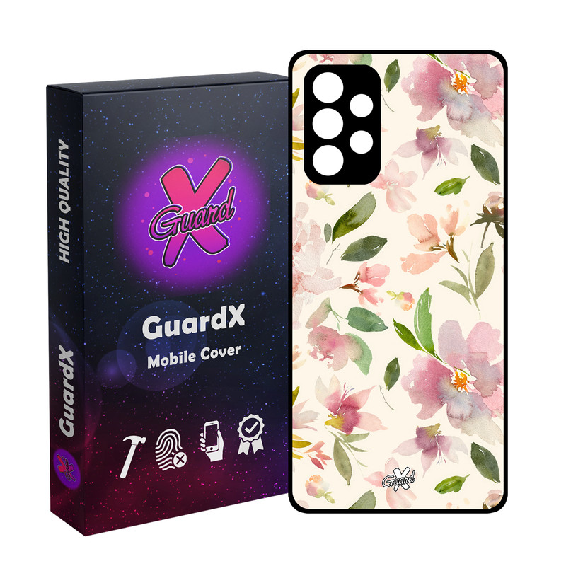 کاور گارد ایکس طرح گل مدل Glass10579 مناسب برای گوشی موبایل سامسونگ Galaxy A32 4G