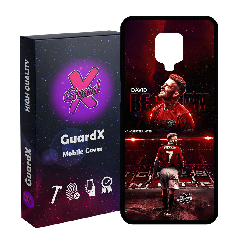کاور گارد ایکس طرح David Beckham مدل Glass10581 مناسب برای گوشی موبایل شیائومی Redmi Note9 Pro/Note 9 Pro Max/Redmi Note 9S/MI Poco M2 Pro