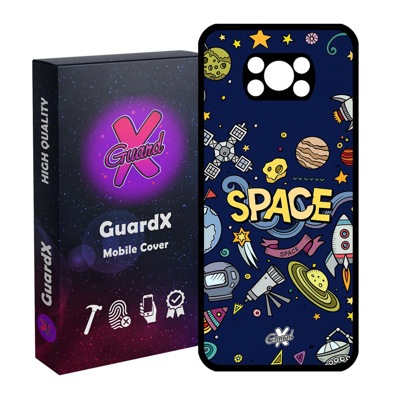 کاور گارد ایکس طرح Galaxy مدل Glass10009 مناسب برای گوشی موبایل شیائومی Poco X3 / Poco X3 NFC