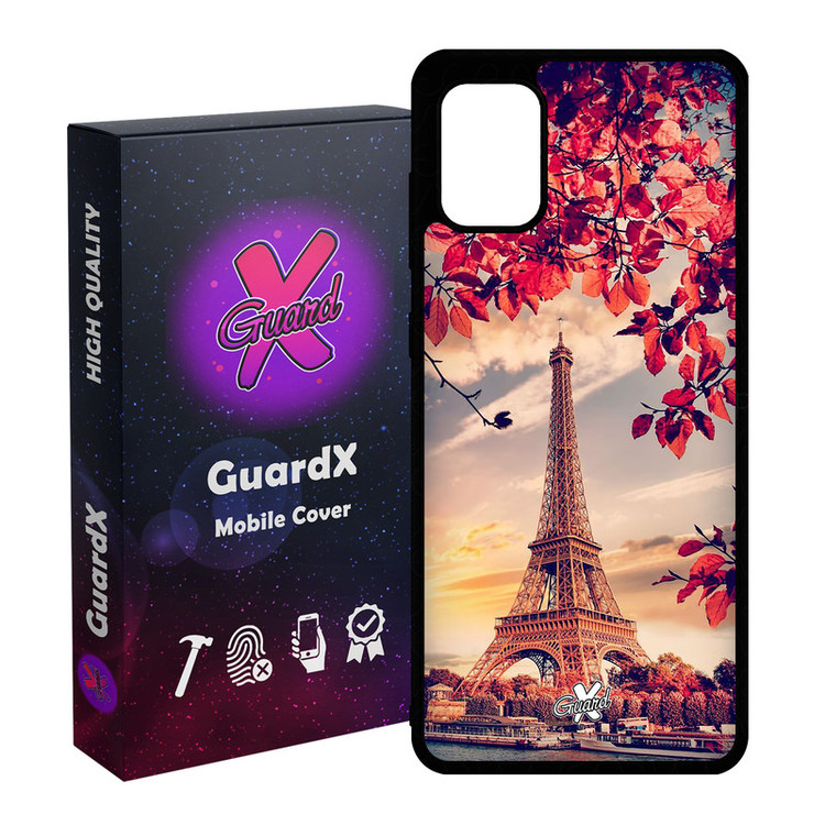 کاور گارد ایکس طرح Eiffel Tower مدل Glass10125 مناسب برای گوشی موبایل سامسونگ Galaxy A51