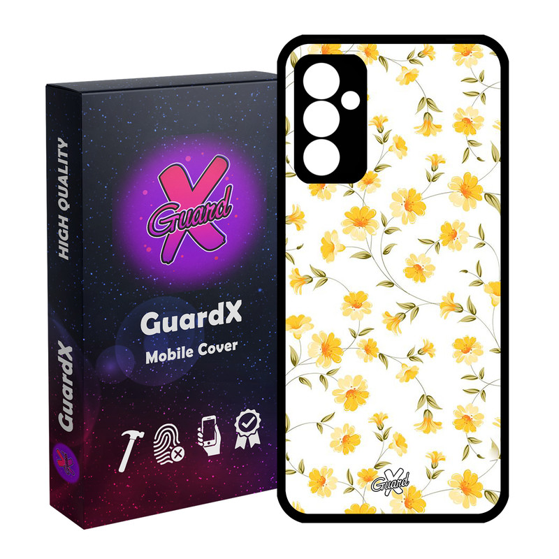 کاور گارد ایکس طرح گل مدل Glass10415 مناسب برای گوشی موبایل سامسونگ Galaxy A54 / A54 5G