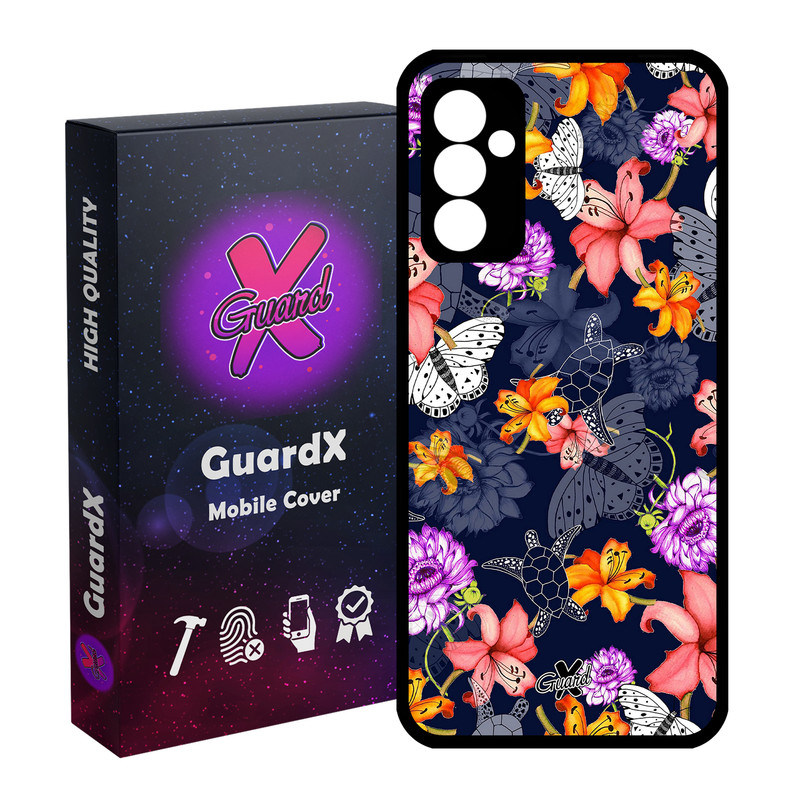 کاور گارد ایکس طرح گل مدل Glass10207 مناسب برای گوشی موبایل سامسونگ Galaxy A54 / A54 5G