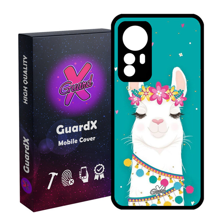 کاور گارد ایکس طرح Llama مدل Glass10017 مناسب برای گوشی موبایل شیائومی Redmi Note 12S