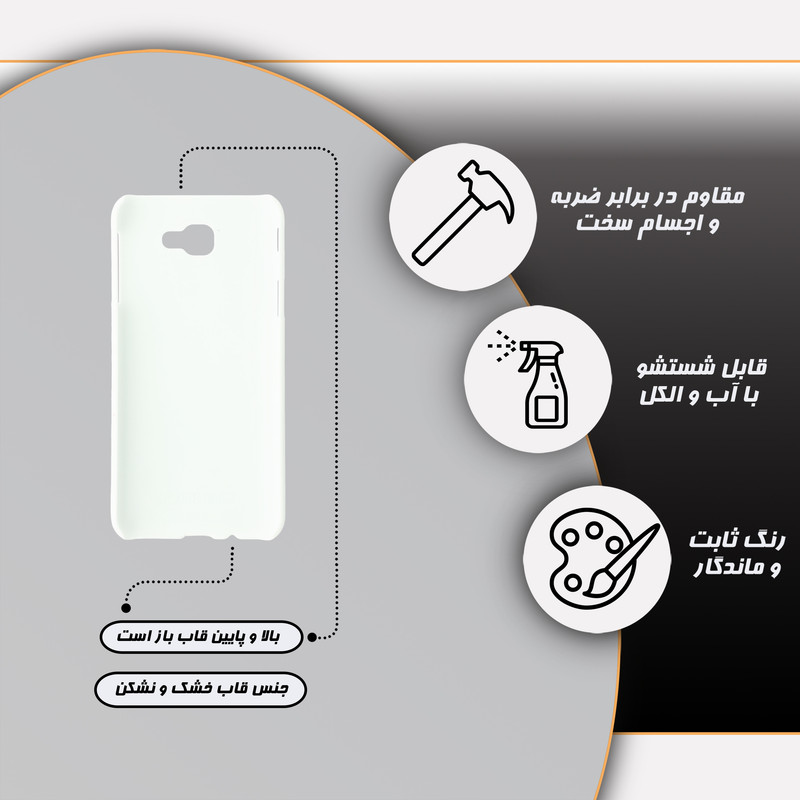 کاور گارد قاب مدل برگ مناسب برای گوشی موبایل سامسونگ Galaxy j5 prime