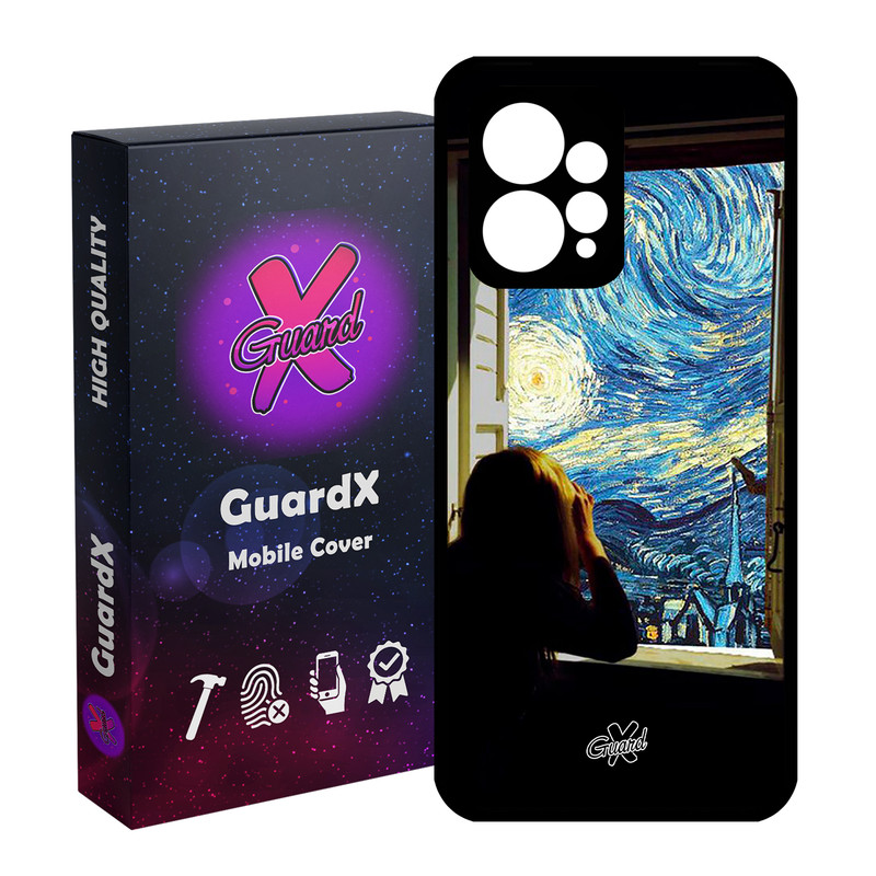 کاور گارد ایکس طرح Art مدل Glass10268 مناسب برای گوشی موبایل شیائومی Redmi Note 12 4G