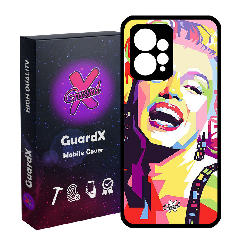 کاور گارد ایکس طرح Marilyn Monroe مدل Glass10273 مناسب برای گوشی موبایل شیائومی Redmi Note 12 4G