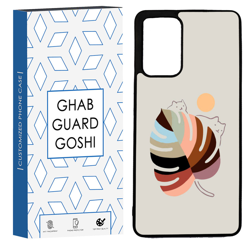 کاور قاب گارد گوشی طرح گربه کد TPU-014 مناسب برای گوشی موبایل سامسونگ Galaxy A72