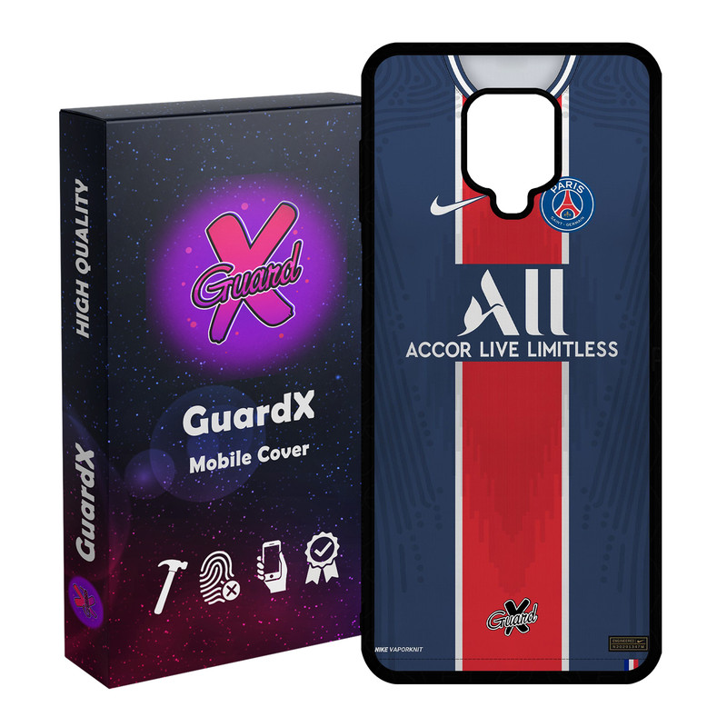 کاور گارد ایکس طرح PSG مدل Glass10255 مناسب برای گوشی موبایل سامسونگ Redmi Note 9S / Note 9 Pro / Note 9 Pro Max