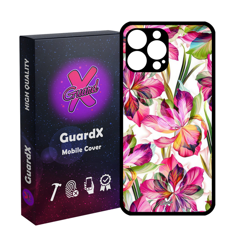 کاور گارد ایکس طرح گل مدل Glass10677 مناسب برای گوشی موبایل اپل iPhone 13 Pro Max