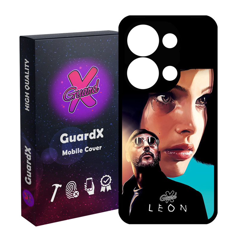 کاور گارد ایکس طرح Leon مدل Glass10322 مناسب برای گوشی موبایل شیائومی Poco X6 5G / Note 13 Pro 5G