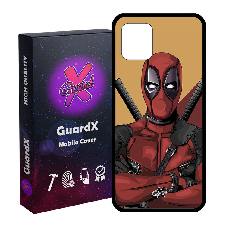 کاور گارد ایکس طرح Dead Pool مدل Glass10091 مناسب برای گوشی موبایل سامسونگ Galaxy Note 10 Lite