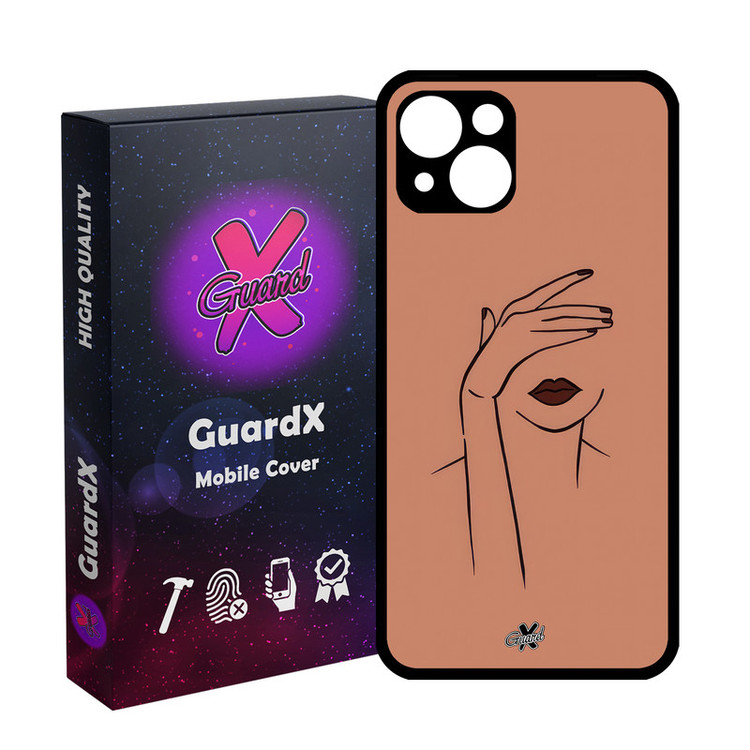 کاور گارد ایکس طرح دختر مدل Glass10636 مناسب برای گوشی موبایل اپل iPhone 13