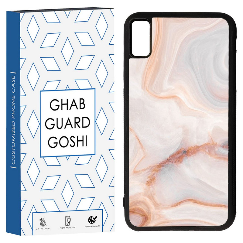 کاور قاب گارد گوشی طرح سنگی کد TPU-032 مناسب برای گوشی موبایل اپل Iphone XS MAX/ Iphone X MAX