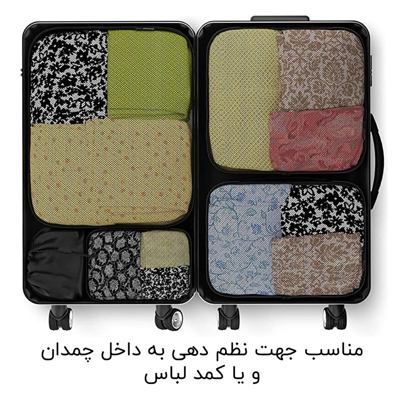 نظم دهنده چمدان مدل FCLT44111 سری چهار عددی