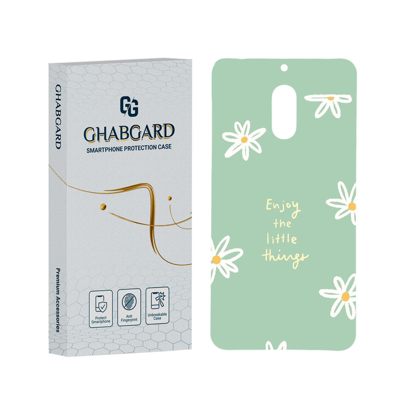 کاور قاب گارد مدل گل مناسب برای گوشی موبایل نوکیا 6