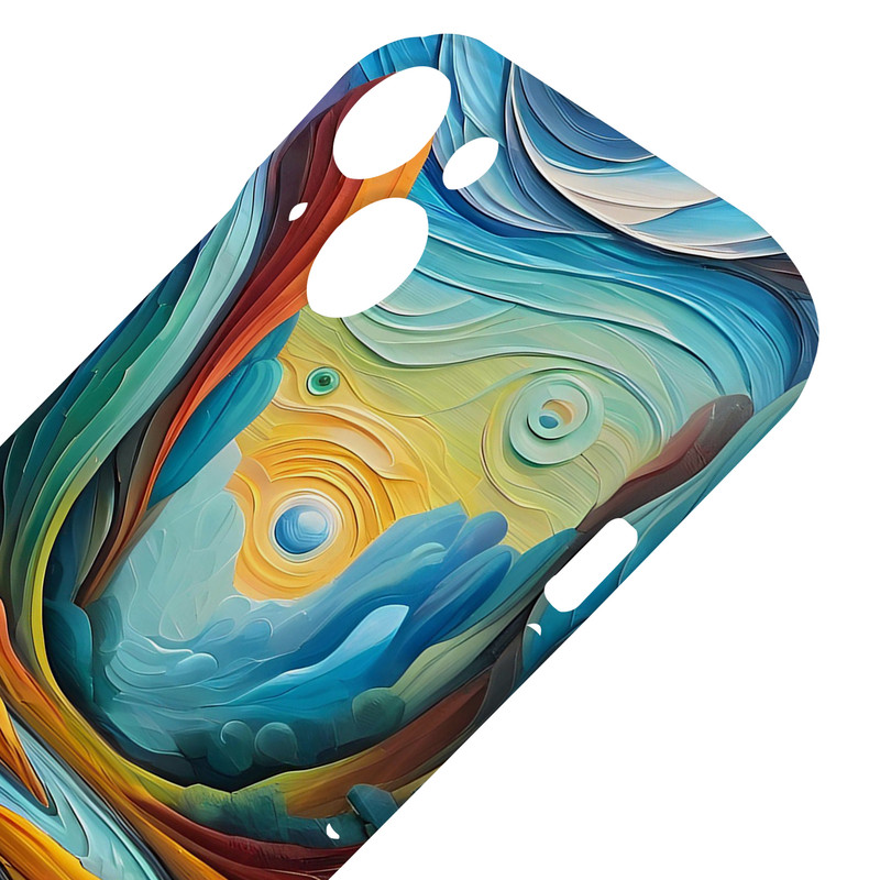 کاور گاردقاب مدل هنری مناسب برای گوشی موبایل اپل iPhone15 plus