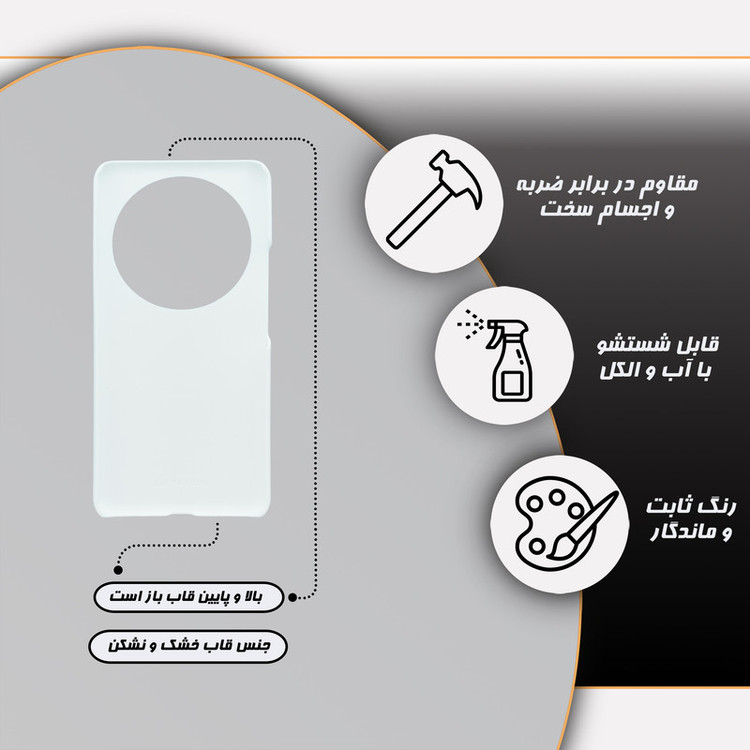 کاور گارد قاب مدل ساده مناسب برای گوشی موبایل شیائومی Mi 14 UItra