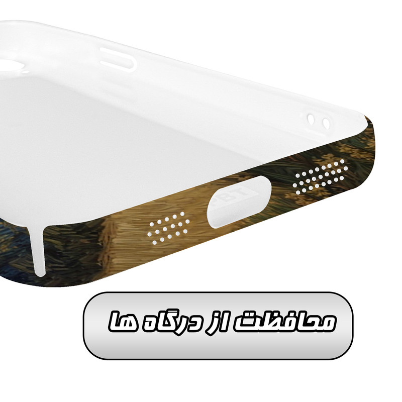 کاور گاردقاب مدل هنری مناسب برای گوشی موبایل اپل iPhone15 plus