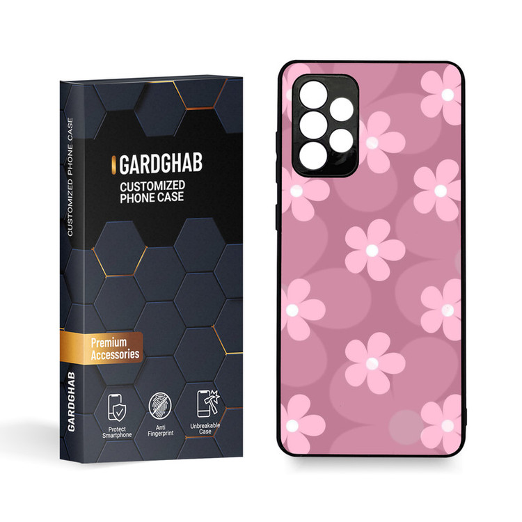 کاور گارد قاب مدل گل مناسب برای گوشی موبایل سامسونگ Galaxy A72