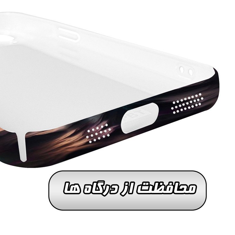 کاور گاردقاب مدل هنری مناسب برای گوشی موبایل اپل iPhone15 plus
