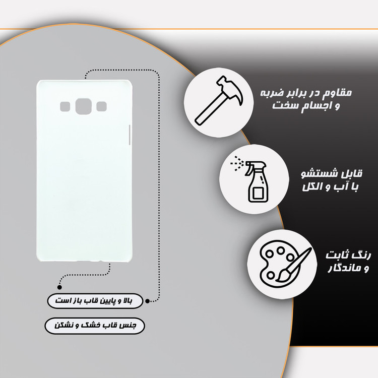 کاور قاب گارد مدل تکست مناسب برای گوشی موبایل سامسونگ Galaxy A7 2015 / A700