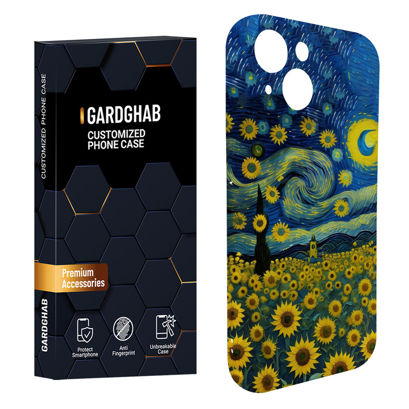 کاور گارد قاب مدل هنری مناسب برای گوشی موبایل اپل iPhone 14 Plus