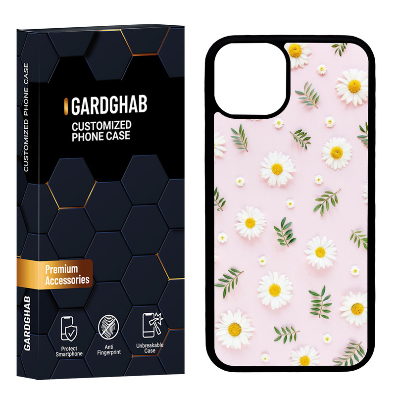 کاور گارد قاب مدل پشت گلس گل مناسب برای گوشی موبایل اپل iPhone 13