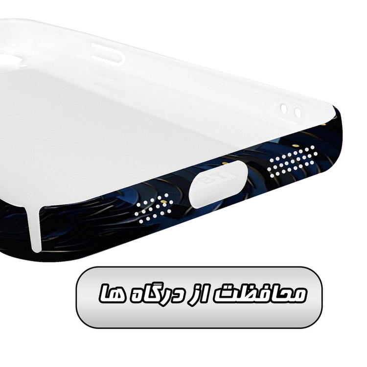 کاور گاردقاب مدل هنری مناسب برای گوشی موبایل اپل iPhone15 plus
