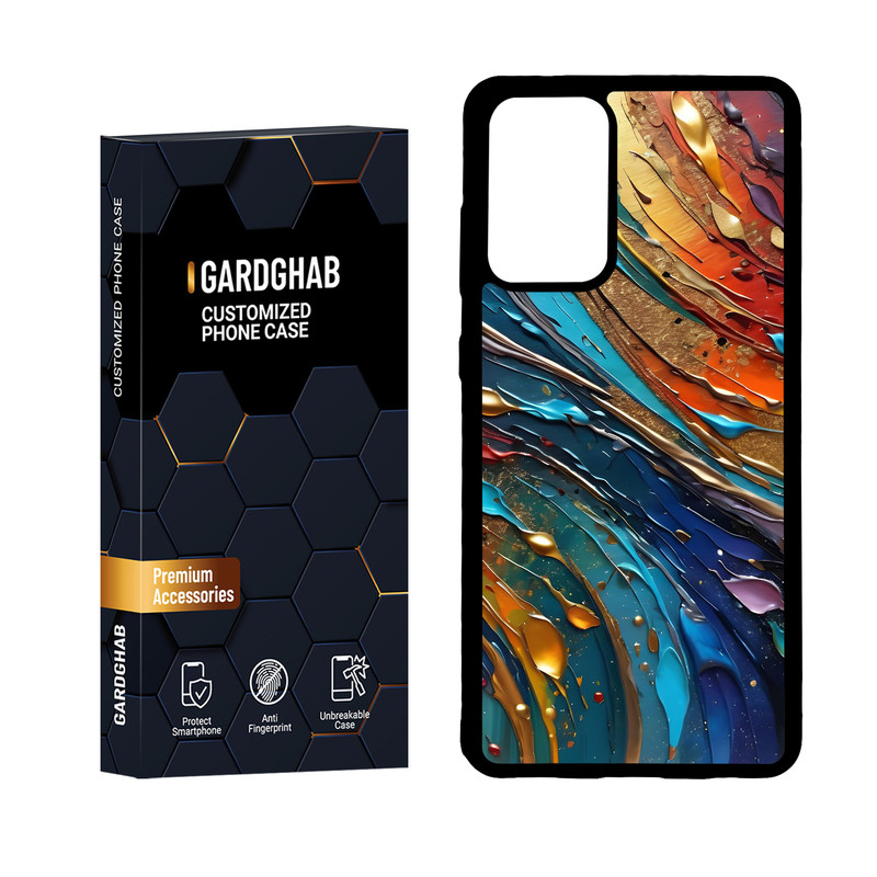کاور گارد قاب مدل پشت گلس ساده مناسب برای گوشی موبایل سامسونگ Galaxy A72