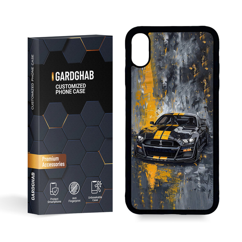 کاور گارد قاب مدل پشت گلس پسرانه مناسب برای گوشی موبایل اپل iPhone Xs Max